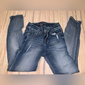 Vanity Jeans, Size 25, Double Button, Light Wash Jeans, Machine Wash